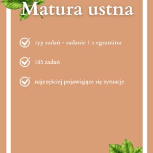 Matura ustna – zadanie 1