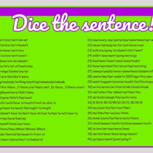 Dice the Sentence! – plansze do gry