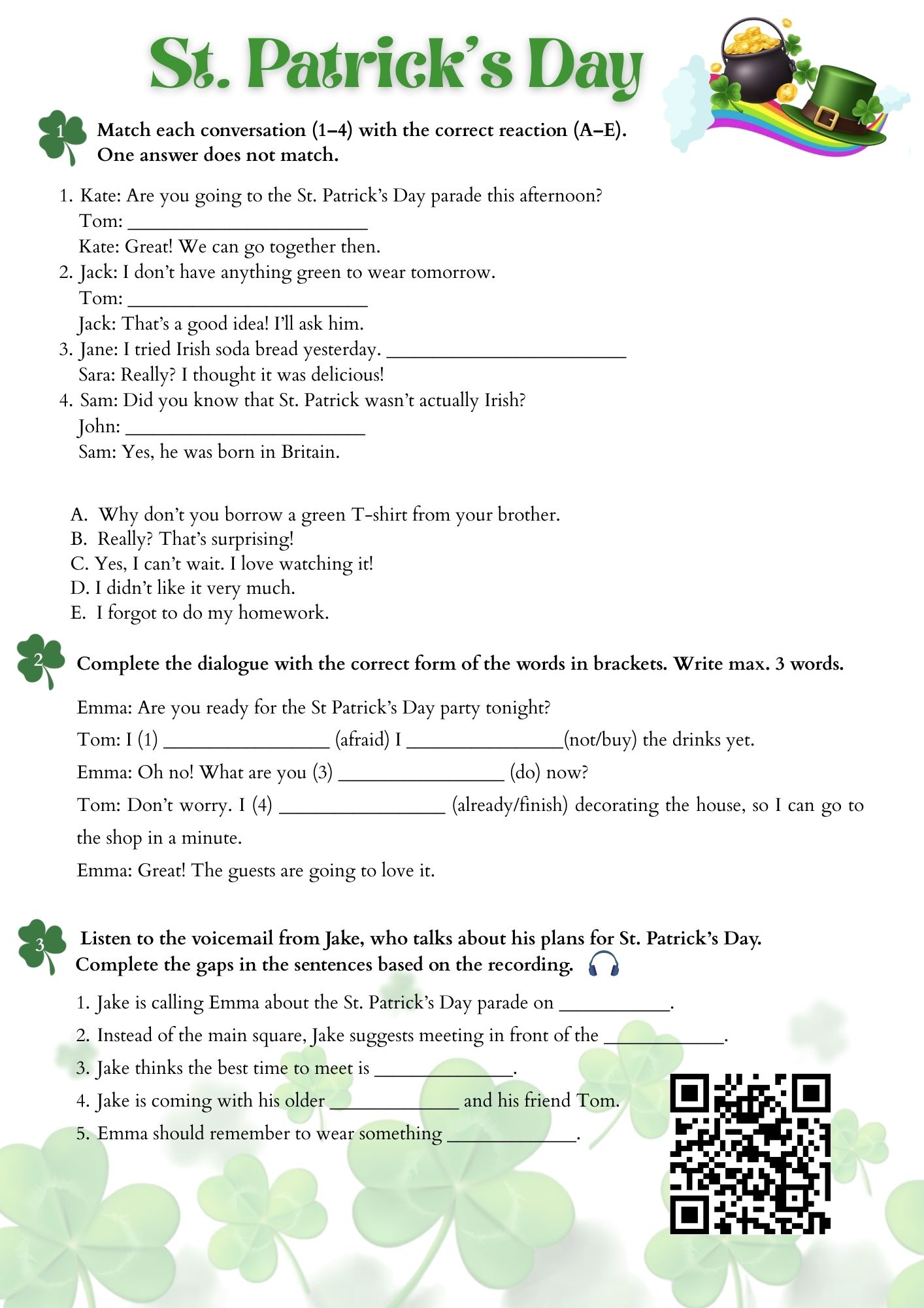 St. Patrick's Day E8