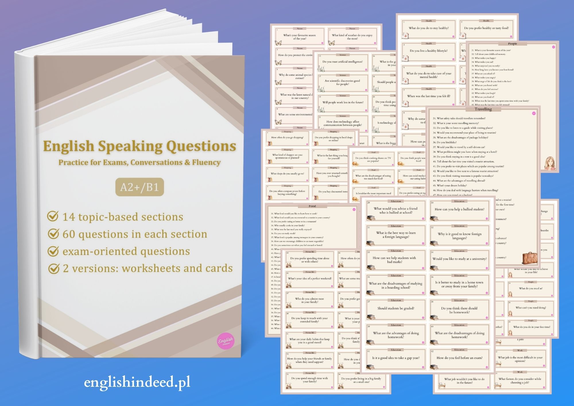 Speaking Practice Questions A2–B1