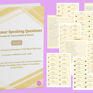 Grammar Speaking Questions A1/A2