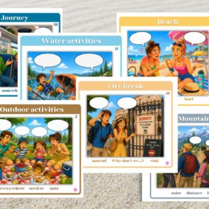 Summer Picture Conversation Cards SAMPLE