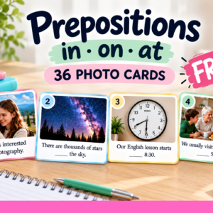 Prepositions on/in/at